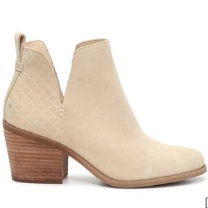 Toms Everly Women's Cream Ankle Booties